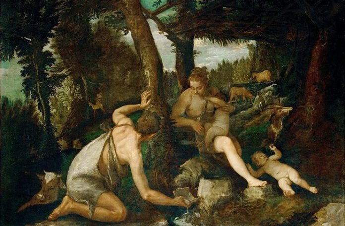 Paolo Veronese, ”Adam și Eva după alungarea din Paradis”, 1580 – 1588