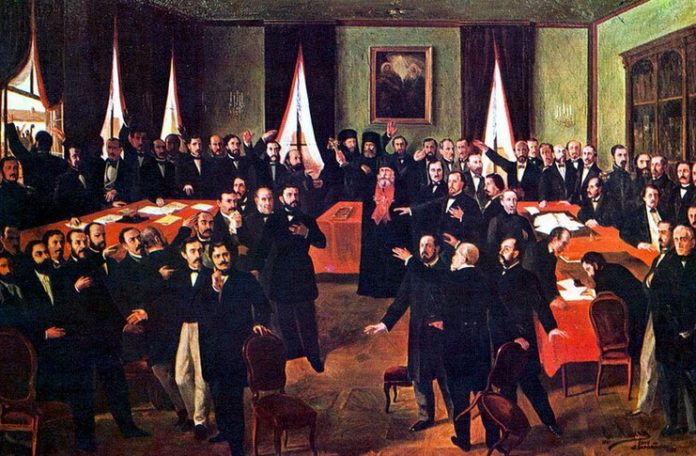 Theodor Aman, ”Proclamarea Unirii”
