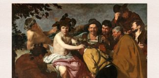 Diego Velázquez, ”Triumful lui Bacchus” (”Los Borrachos”),1628–1629, Muzeul Prado, Madrid