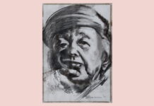 Eugen Ionescu, portret de Adina Romanescu, 2010