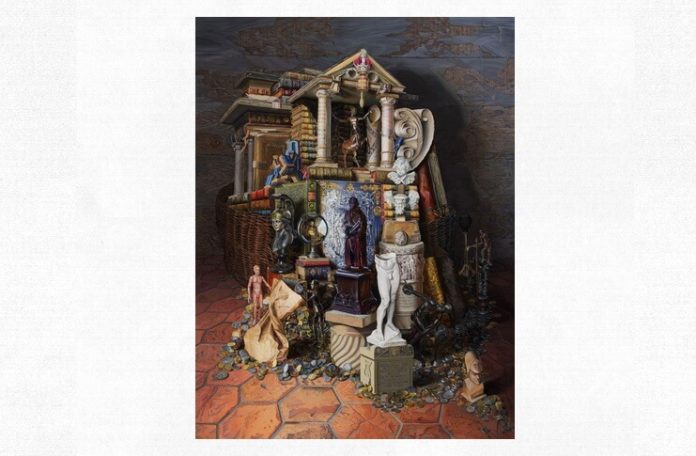 Michael Lassel, ”Corabia nebunilor” (”Das Narrenschiff”), ulei pe pânză. Sursa: Revista ”Tribuna”