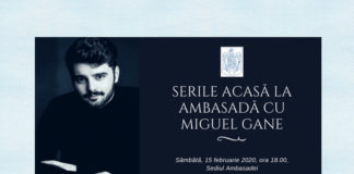 Știri: Serile ”Acasă la Ambasadă” cu Miguel Gane (15 februarie 2020, Madrid) serile acasă la ambasadă cu miguel gane