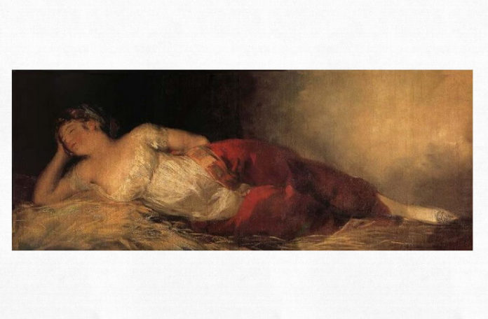 Francisco de Goya, ”Femeie adormită”, cca 1790 – 1793
