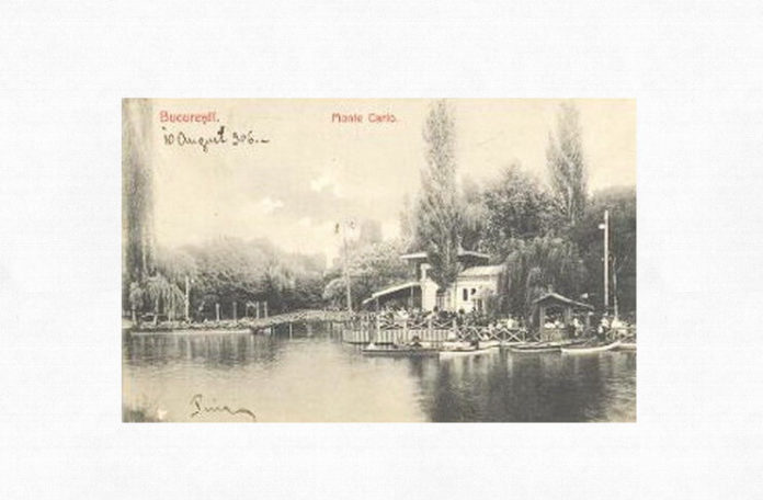 Grădina Cișmigiu prin 1906. Sursa foto: Biblioteca Digitală a Bucureștiului