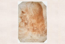 Leonardo da Vinci, portret de Francesco Melzi, cca 1516
