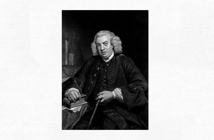 Samuel Johnson, portret de Evert A. Duycknick Samuel Johnson, portret de Evert A. Duycknick
