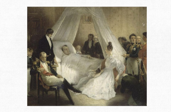 Carl von Steuben, „Moartea lui Napoleon”, cca 1828