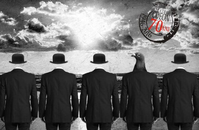 Imagine de pe afișul spectacolului „Kafka. 5 vise”, Teatrul Odeon din București