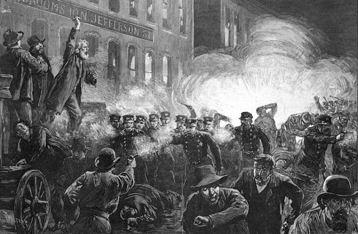 Piaţa Haymarket, 4 mai 1886 Piaţa Haymarket, 4 mai 1886