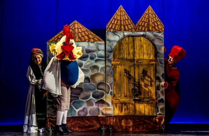 „Punguța cu doi bani”. Sursa foto: Teatrul „Gulliver” din Galați