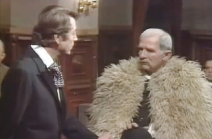 Gheorghe Cozorici în „Subprefectul”. Sursa foto: TVR