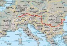 Inaugurarea Podului lui Constantin cel Mare peste Dunăre (5 iulie 328) Harta Dunării