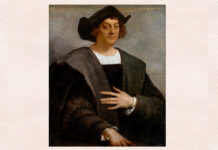 Sebastiano del Piombo, Portrait de bărbat, bănuit a fi Christofor Columb, 1519