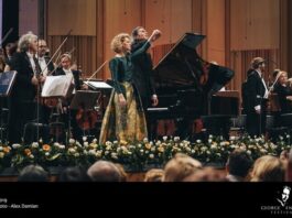 Alexandra Silocea, Vladimir Jurowski și Orchestra Simfonică Academică De Stat „Evgeny Svetlanov” din Rusia. Foto: Alexandru Damian, 2019 (1) (1)