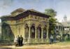 Finalizarea construcţiei Bisericii Stavropoleos din Bucureşti (30 octombrie 1724) Biserica Stavropoleos în 1868, acuarelă de Amedeo Preziosi
