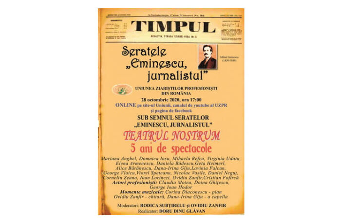 seratele eminescu jurnalistul uzpr