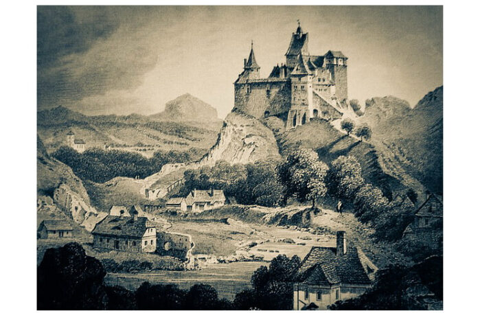 Ludwig Rohbock, Castelul Bran, 1883