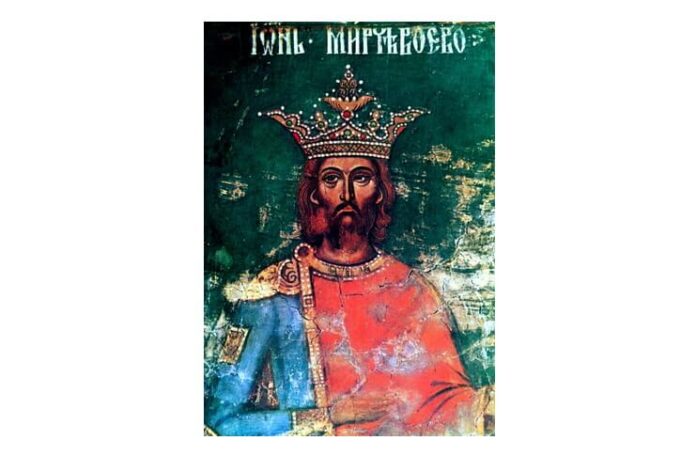 Mircea cel Bătrân. Pictură din biserica Episcopiei de Argeș (1) Mircea cel Bătrân. Pictură din biserica Episcopiei de Argeș (1)