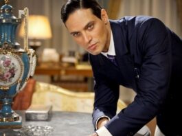 Știri: Reîntâlnire cu Gabriel Garko la TVR 2 în trei producții cinematografice (10, 11, 17 februarie 2021) Gabriel Garko in Rudolf Valentino. Sursa foto TVR