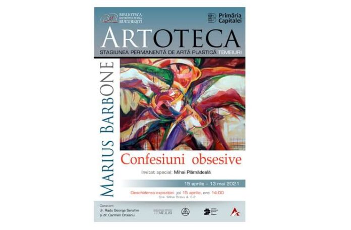 Afis - „Confesiuni obsesive” la Artoteca BMB