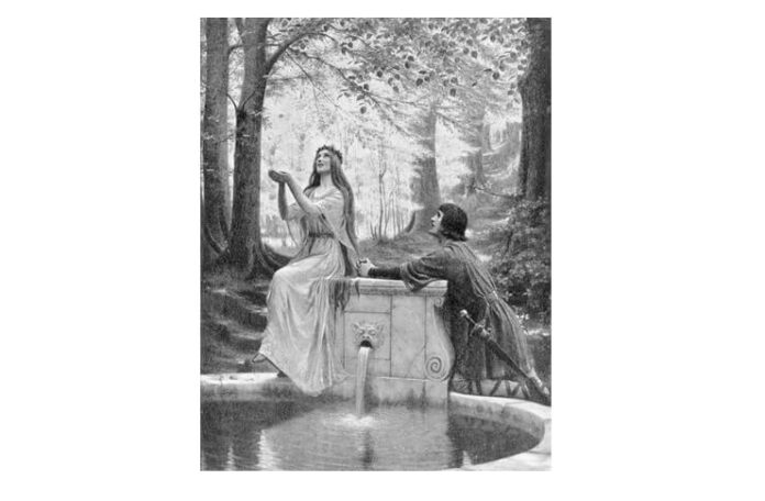 Edmund Blair Leighton, „Pelléas și Mélisande”