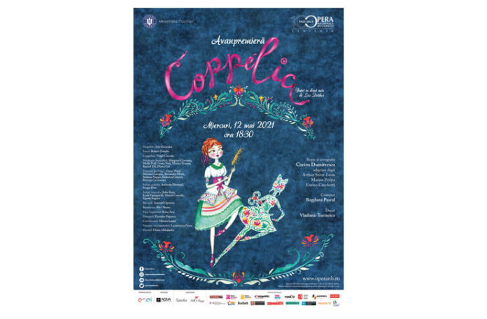 Afis Coppelia - avanpremiera 12 mai ONB