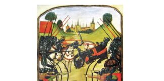Bătălia de la Tewkesbury în Manuscrisul Ghent
