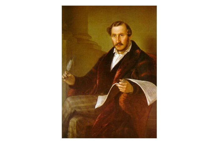 Gaetano Donizetti, portret de Giuseppe Rillosi, 1848