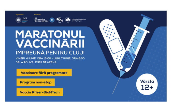 Maratonul Vaccinarii Cluj 4-7 iunie Maratonul Vaccinarii Cluj 4-7 iunie