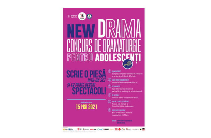 Afis NEW DRAMA 2021_editia a VII-a
