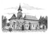 10 iulie 1466, ziua în care s-a pus piatra de temelie a Mănăstirii Putna Biserica Mănăstirii Putna, desen de Bogdan Calciu, 2014