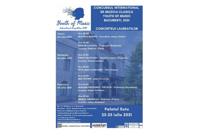 Youth of Music 2021 - Afis general Bucuresti