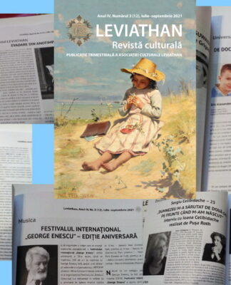Ediția tipărită a numărului 3 (12), iulie–septembrie 2021 al revistei culturale trimestriale „Leviathan” revista leviathan nr 3_2021 editia tiparita