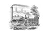 Prima cale ferată din lume pentru transport de călători Locomotiva The Rocket, 1829