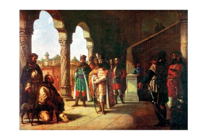 Theodor Aman, „Mihai Viteazul și capul lui Báthory