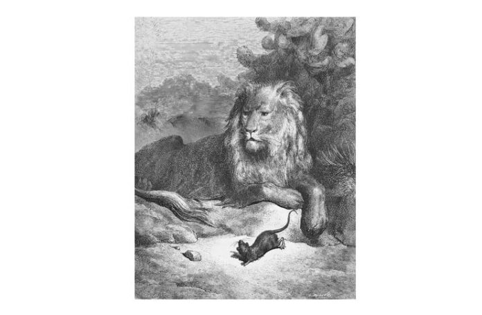 Gustave Doré, ilustrație la „Fabule” de La Fontaine