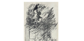 Ilustrație de Édouard Manet pentru traducerea lui Stéphane Mallarrmé, „Le Corbeau”, 1875