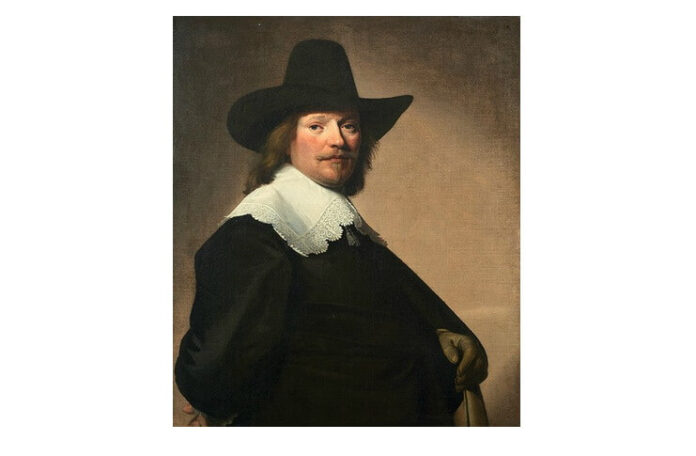 Johannes Cornelisz Verspronck, Portret de bărbat cu pălărie, c. 1645