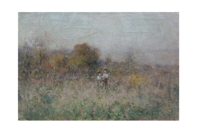 Nicolae Grigorescu,„Copii pe câmp”, 1870