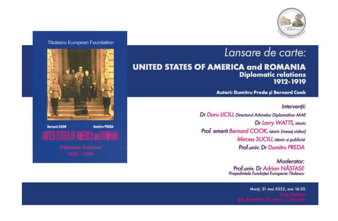 lansarea cărții„United States of America and Romania. Diplomatic relations. 1912-1919” (1) lansarea cărții„United States of America and Romania. Diplomatic relations. 1912-1919” (1)