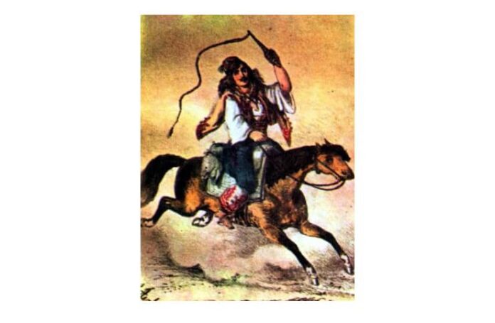A. Asachi, Poștaș moldovean, mijlocul secolului al XIX