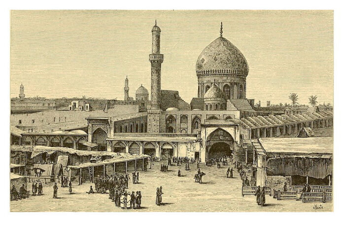 Piață în Bagdad în 1876 Piață în Bagdad în 1876
