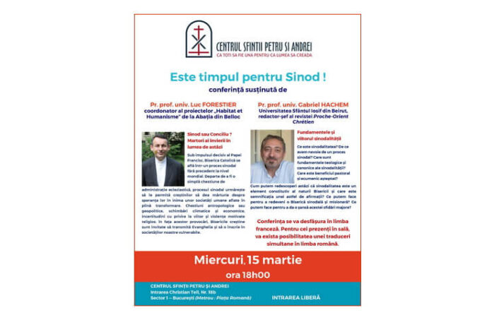 Este timpul pentru Sinod ! Este timpul pentru Sinod !