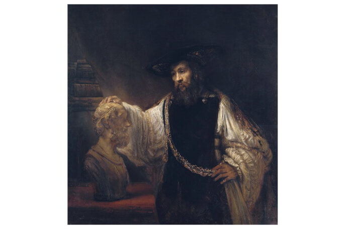 Rembrandt, „Aristotel și bustul lui Homer”, 1653