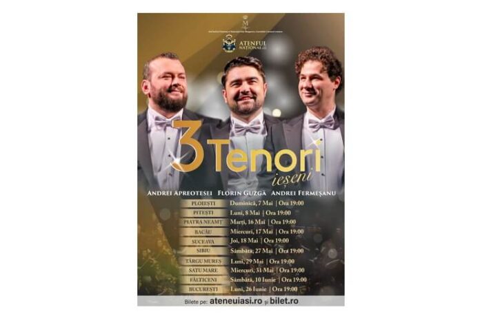 Afis Turneu Trei tenori (1)