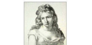 Pauline Auzou, „Tristețea”, litografie 1816–1817