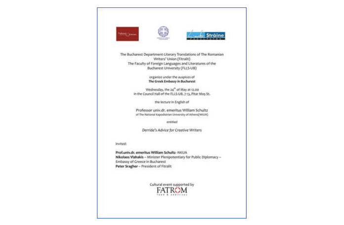 fitralit conferinta derrida
