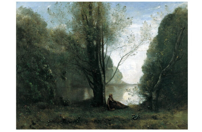 Jean-Baptiste-Camille Corot, „Singurătate”, 1866 Jean-Baptiste-Camille Corot, „Singurătate”, 1866