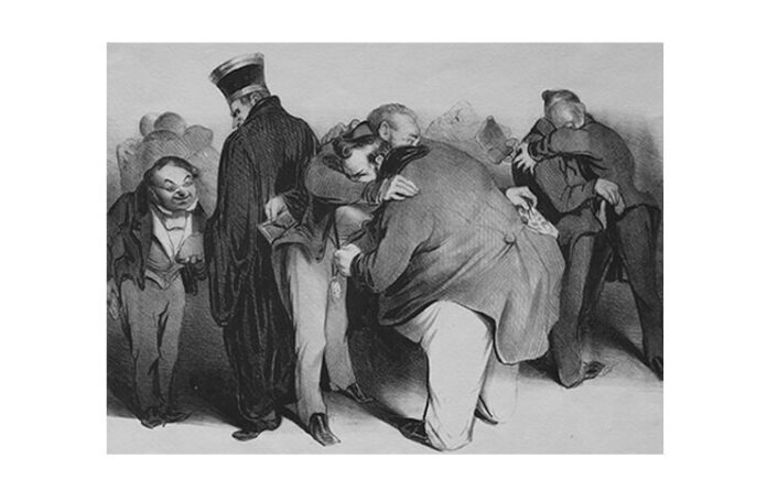 Caricatură de Honoré Daumier