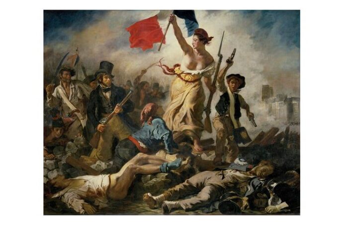 Eugène Delacroix, „Libertatea conducând poporul” Eugène Delacroix, „Libertatea conducând poporul”